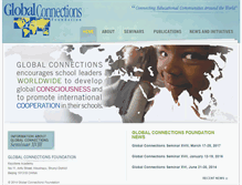 Tablet Screenshot of globalconnections.org